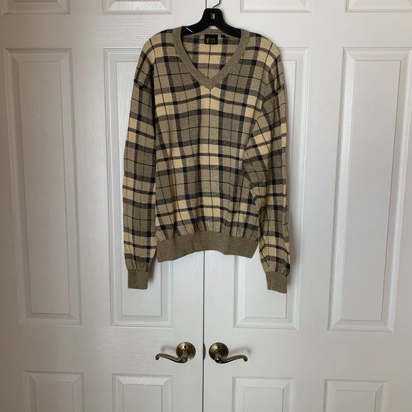 BOBBY JONES Classic Argyle 100% Cotton Sweater SZ L - Picture 3 of 10